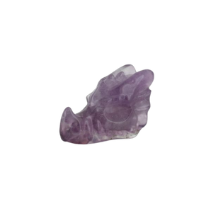 Purple Fluorite Dragon Head - 26 grams
