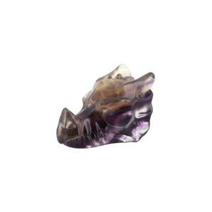 Purple Fluorite Dragon Head - 34 grams