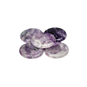 Purple Fluorite Thumb Worry Stone