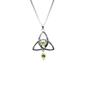 Peridot Pendant 925 Sterling Silver