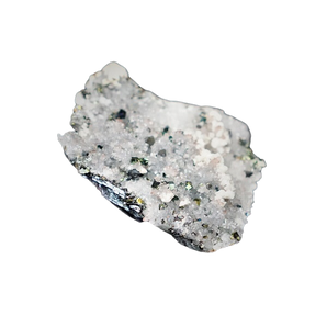 Pyrite on Quartz Cluster - 319 grams