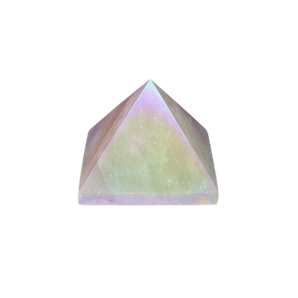 Pink Aura Quartz Pyramid - 248 grams