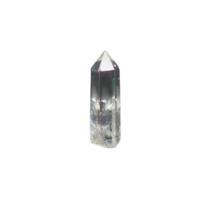 Rainbow Aura Quartz Generator Point - 107 grams