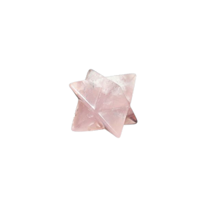 Rose Quartz Merkabah Star