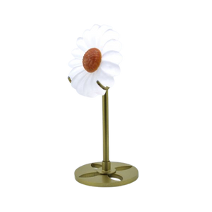 Selenite Sunflower with Stand