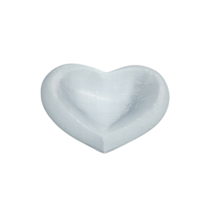 Selenite Heart Dish - 170 grams