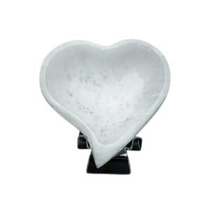 Selenite Heart Dish - 390 grams