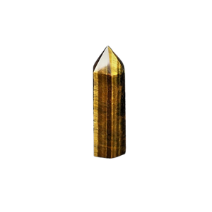 Blue and Golden-Brown Tigers Eye Generator Point - 82 grams