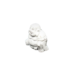 White Howlite Buddha - 87 grams