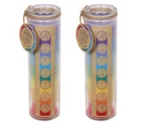 7‑Layer Chakra Candle – Luck, Healing & Energy Alignment - Heavenly Crystals Online