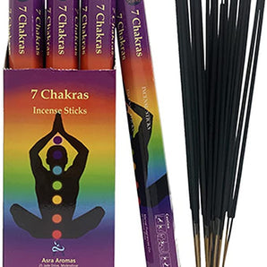Seven Chakras Incense Sticks - Heavenly Crystals Online