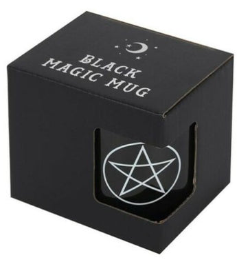 Black Magic Pentagram Mug in Gift Box – Witchy Ceramic Mug - Heavenly Crystals Online