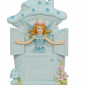 Blue Fairy with Fairy Door - Heavenly Crystals Online