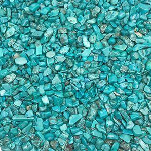 Blue Dyed Howlite Chips (100g) Pouch for Calm & Communication - Heavenly Crystals Online