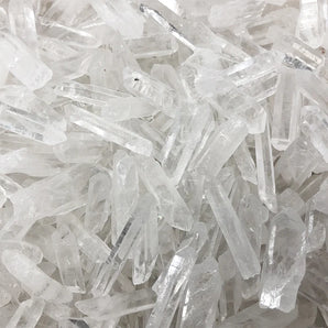 Clear Quartz Gridding Point (100g) Natural Crystal in Organza Pouch for Amplification & Energy Alignment
 - Heavenly Crystals Online