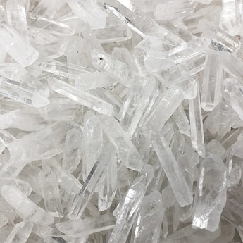 Clear Quartz Gridding Point (100g) Natural Crystal in Organza Pouch for Amplification & Energy Alignment
 - Heavenly Crystals Online