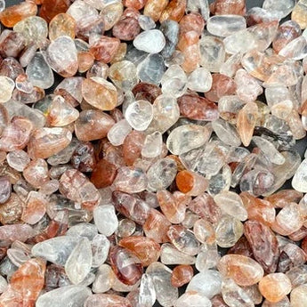 Fire Quartz Chips (100g) Pouch for Focus, Passion & Inner Strength - Heavenly Crystals Online