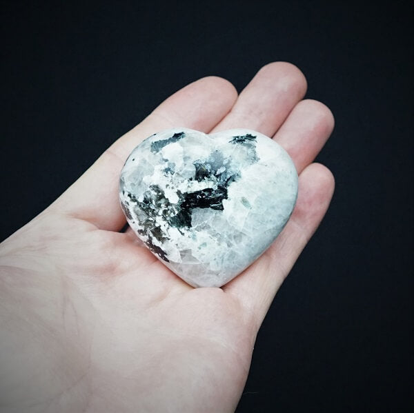 Moonstone Heart - 140 grams - Heavenly Crystals Online
