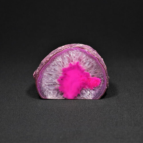 Pink Agate Cave Candle Holder include tealight candle - 806 grams - Heavenly Crystals Online