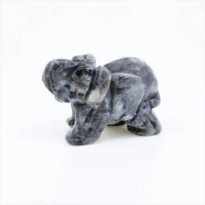 Larvikite Elephant - 63 grams - Heavenly Crystals Online