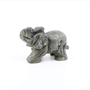 Pyrite Elephant - 78 grams - Heavenly Crystals Online