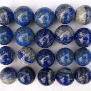 Lapis Lazuli Sphere with wooden stand - 100 grams - Heavenly Crystals Online