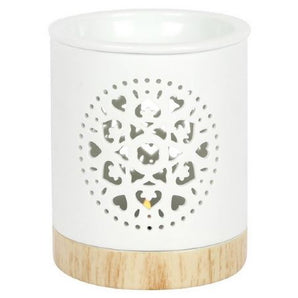 Mandala Oil Burner with tealight in Gift Box - Heavenly Crystals Online