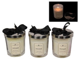 Set of 3 - Lime, Basil and Mandarin Orange, Peony and Blush Suede, Pomegranate Noir Candle - Heavenly Crystals Online