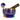 Singing Tibetan Purple Brass Bowl includes Striker and Cushion - Crown Chakra - Spirituality - Heavenly Crystals Online