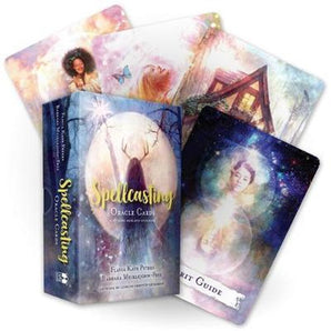 Spellcasting Oracle Cards - Flavia Kate Peters & Barbara Meiklejohn‑Free - Manifestation, Magic & Intuitive Guidance - Heavenly Crystals Online