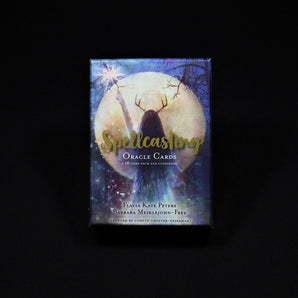 Spellcasting Oracle Cards - Flavia Kate Peters & Barbara Meiklejohn‑Free - Manifestation, Magic & Intuitive Guidance - Heavenly Crystals Online