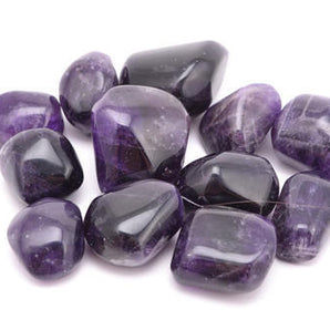 Amethyst Dark Tumbled Stone - Heavenly Crystals Online