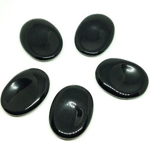 Black Obsidian Worry Stone - Heavenly Crystals Online