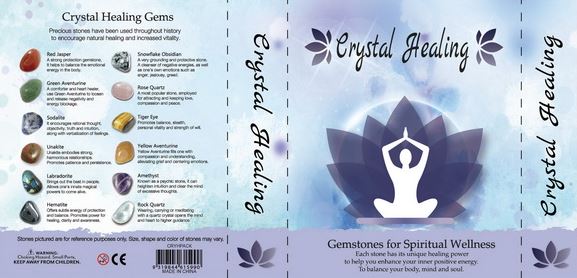 Crystal Gems Gift Pack of 12 - Heavenly Crystals Online